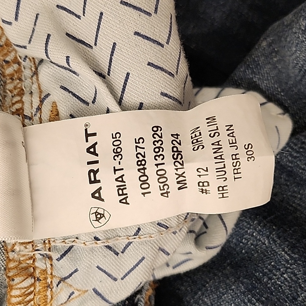 Ariat HR Juliana Slim Trousers Jeans Size 30 - Picture 15 of 16